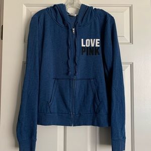 PINK zip up sweatshirt